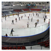 Partita di hockey su ghiaccio durante i Giochi di Torino 2006