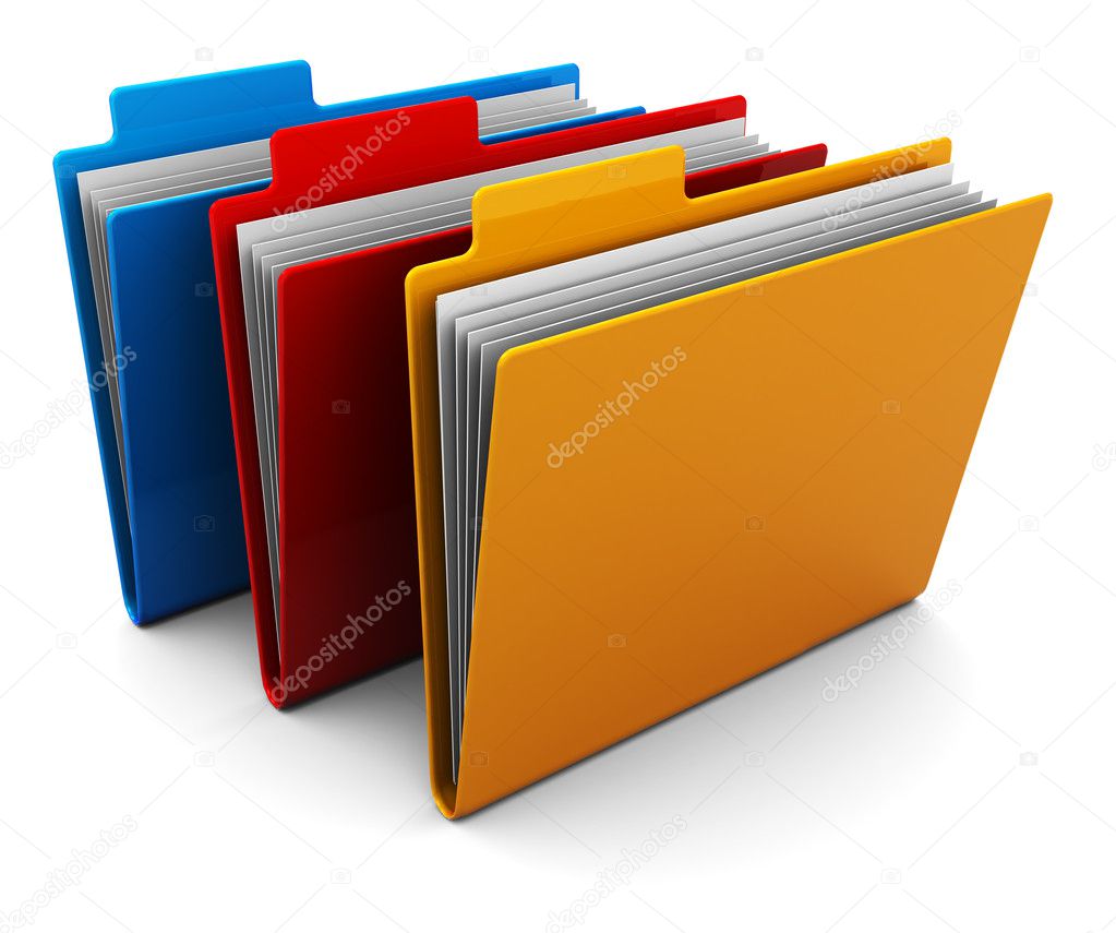 Fascicolo di documenti organizzativi interni evidenziato con note a margine